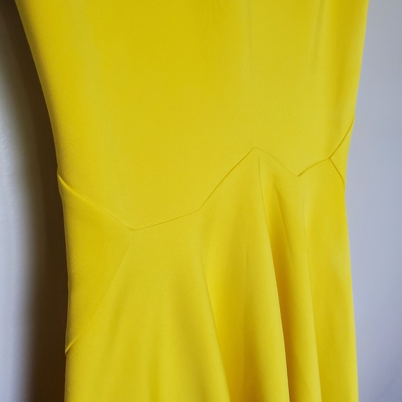 Ted Baker London Sew In Love Neon Yellow Dress 💛 Size 1 - Picture 6 of 14